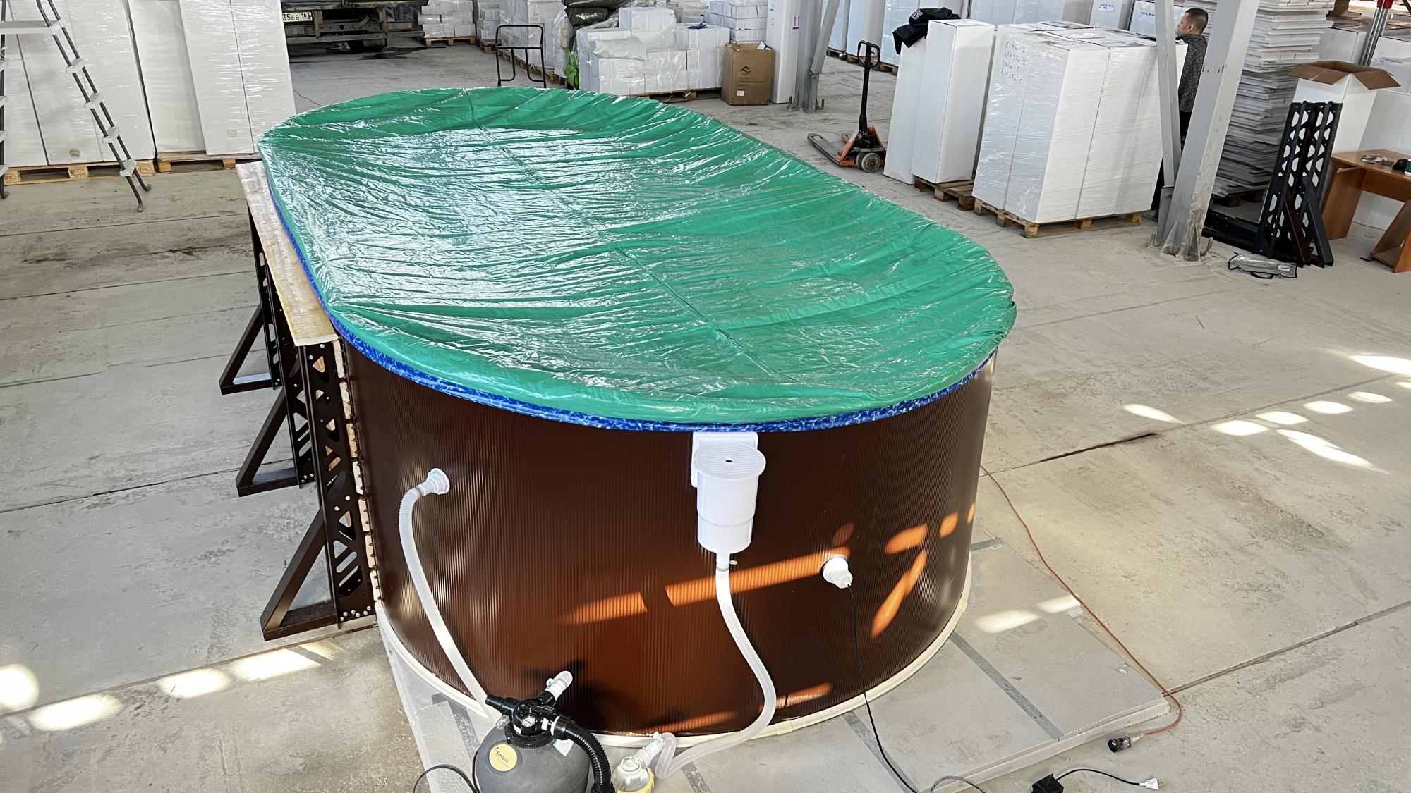 Тент защитный 12 х 6 м. овальный Тент защитный 12 х 6 м. овальный