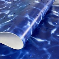 Чаша круглая для бассейна 200 х 140 см, 0.4/0.4 мм. Голубая