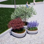 Вазон “Камешки” 3 шт