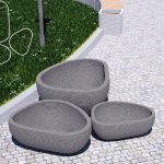 Вазон “Камешки” 3 шт