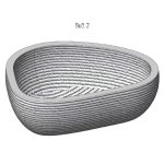 Вазон “Камешки” малый 850*660*350