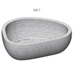 Вазон “Камешки” средний 1100*870*450