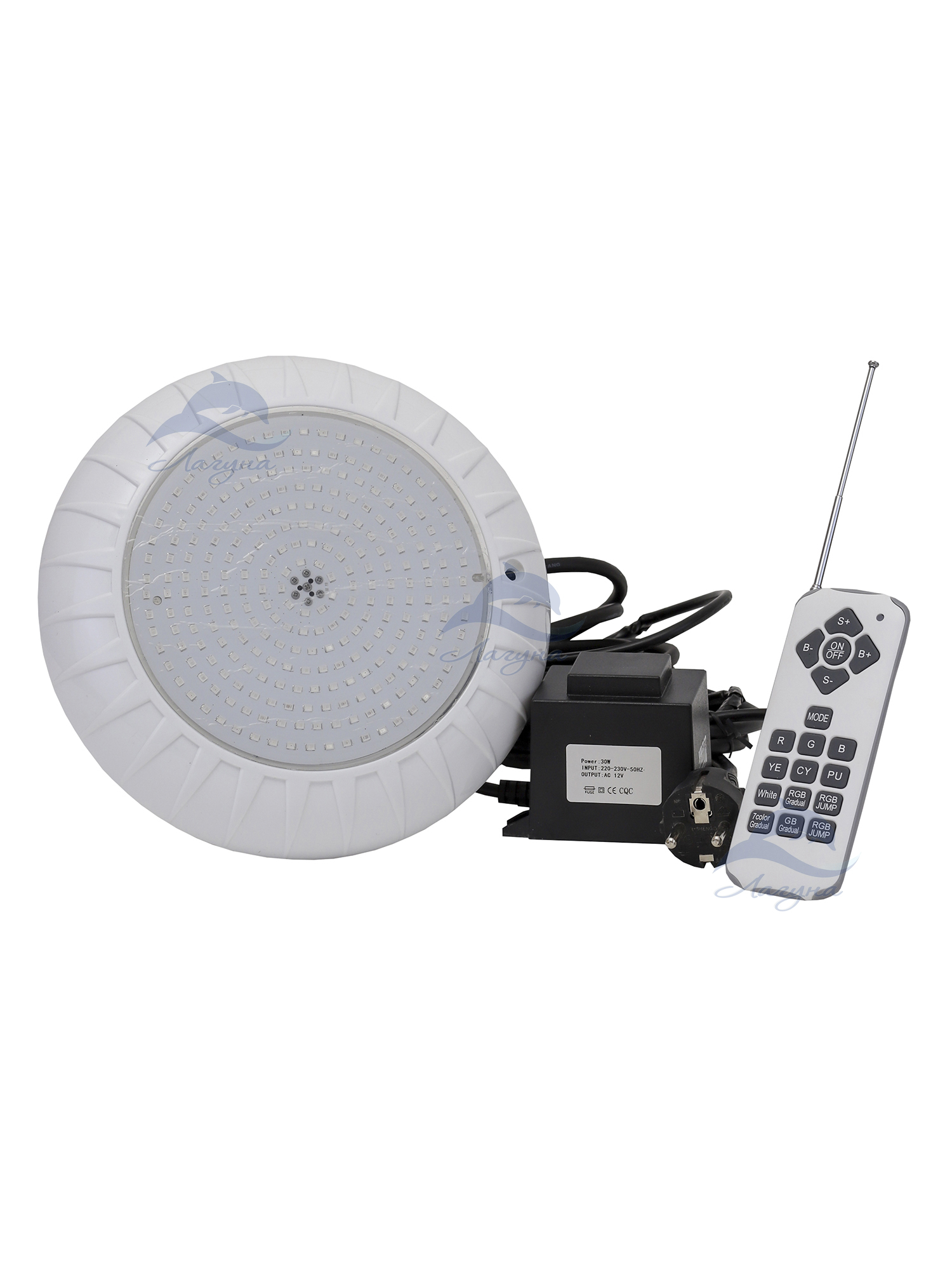 Светодиодный прожектор для бассейна с д/у Светодиодный прожектор для бассейна с д/у