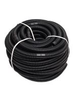 Шланг гофрированный 38 мм. сегмент 1 метр цвет черный, цена за сегмент