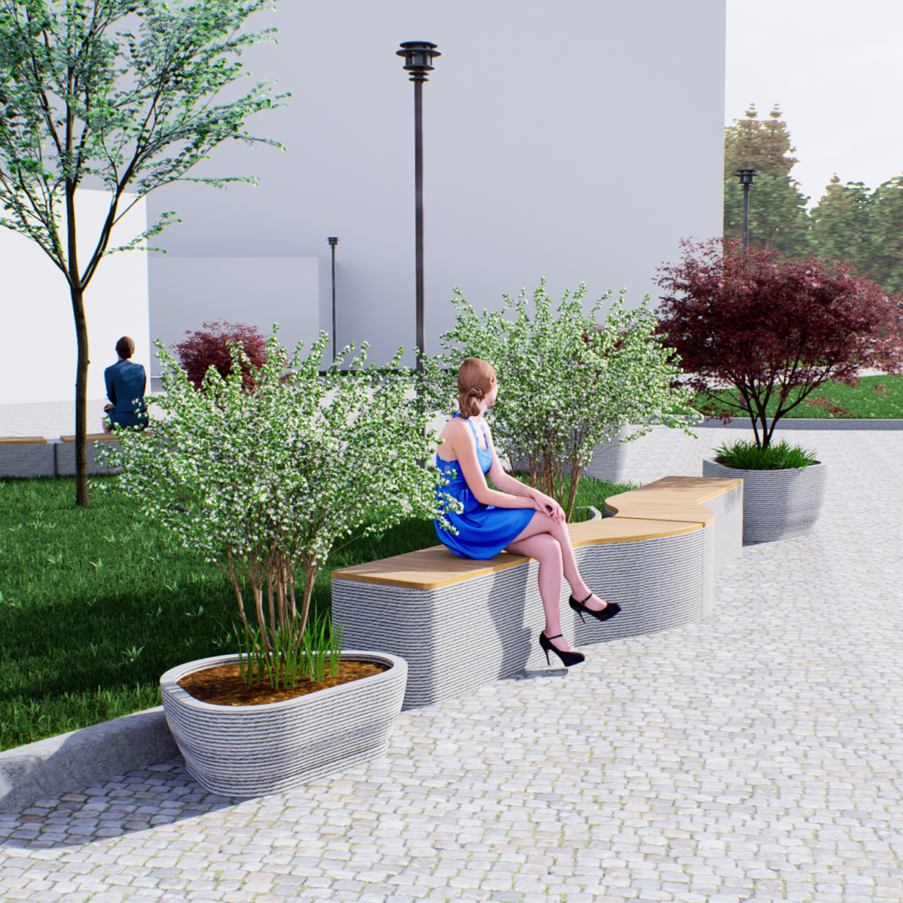 Вазон “Камешки” Большой 1300*1020*550 Вазон “Камешки” Большой 1300*1020*550