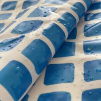 Чаша овальная для бассейна 730 х 365 х 140 см. 0.6/0.6 мм. Голубая