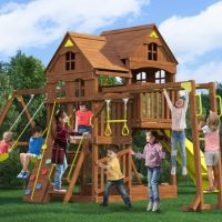 Спортивно-игровой комплекс MoyDvor ПАНОРАМА с трубой (10104 01)