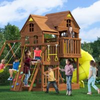 Спортивно-игровой комплекс MoyDvor ПАНОРАМА с трубой и рукоходом (10104 04)