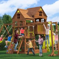 Спортивно-игровой комплекс MoyDvor ПАНОРАМА с трубой и спуском (10104 02)