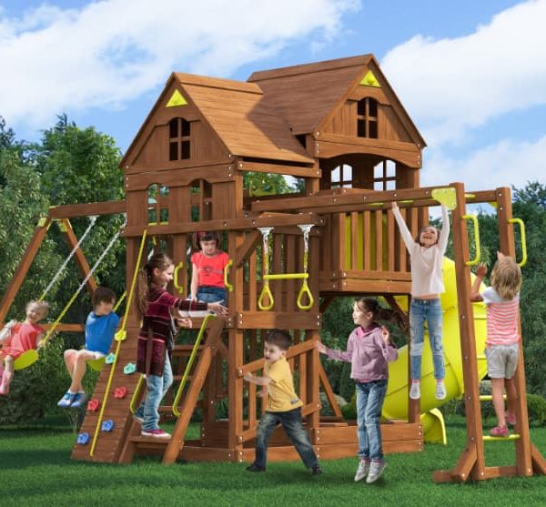 Спортивно-игровой комплекс MoyDvor ПАНОРАМА с трубой и рукоходом (10104 04)