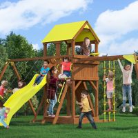 Спортивно-игровой комплекс MoyDvor Париж с рукоходом (10202 11)