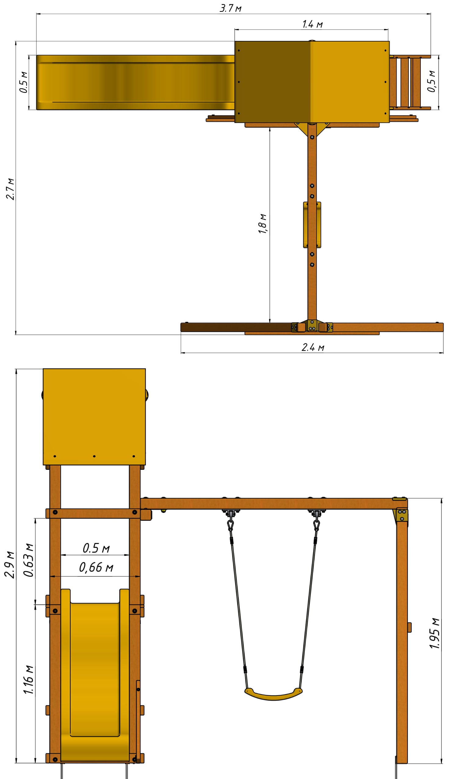 Спортивно-игровой комплекс MoyDvor ЗАМОК (10701 00) Спортивно-игровой комплекс MoyDvor ЗАМОК (10701 00)
