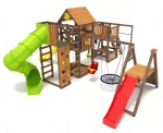 Детская площадка IgraGrad Панда Фани Мостик 2 с трубой 2,1м