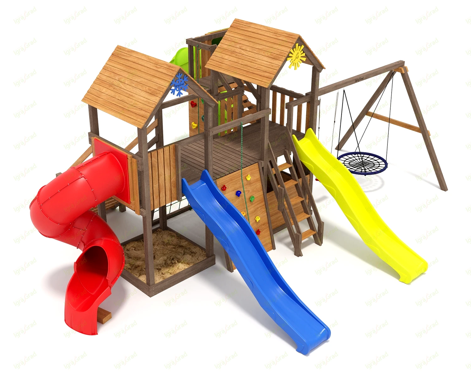 Детская площадка IgraGrad Комбо с трубой 2,1м Детская площадка IgraGrad Комбо с трубой 2,1м