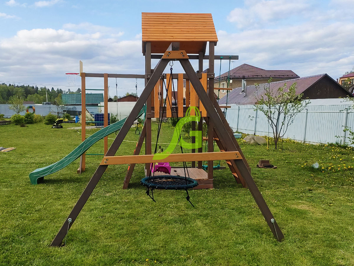 Детская площадка IgraGrad Панда Фани с балконом мод.1 Детская площадка IgraGrad Панда Фани с балконом мод.1