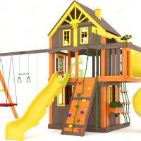 Детская площадка IgraGrad Шато 2 с трубой (Домик) мод.1