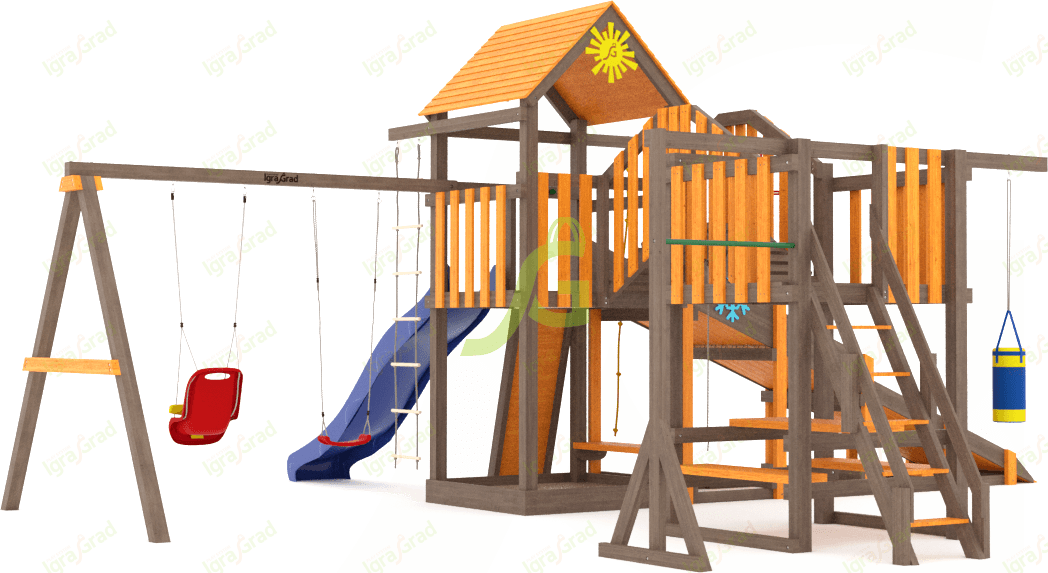 Всесезонная площадка IgraGrad С Мостик 1 SF1 Всесезонная площадка IgraGrad С Мостик 1 SF1