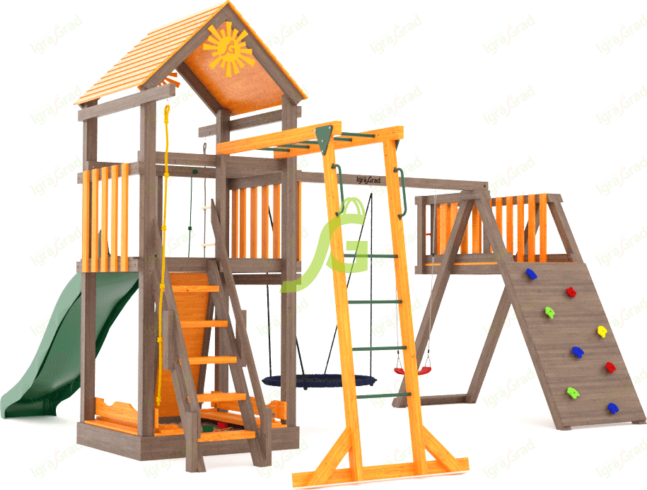 Детская площадка IgraGrad Панда Фани Gride мод.2 Детская площадка IgraGrad Панда Фани Gride мод.2