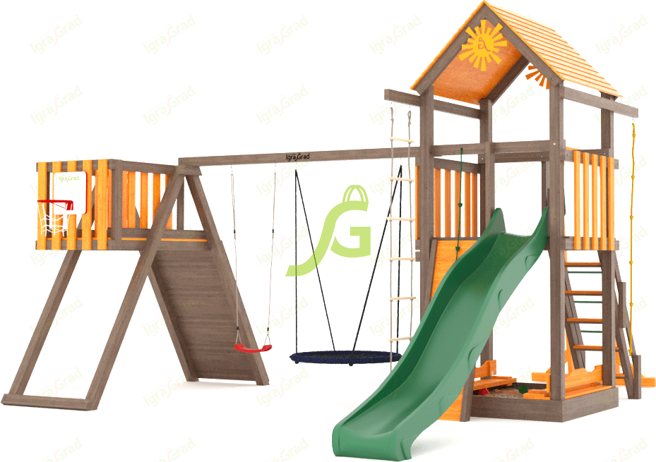 Детская площадка IgraGrad Панда Фани Gride мод.2 Детская площадка IgraGrad Панда Фани Gride мод.2