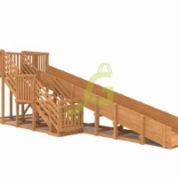 Зимняя горка “IgraGrad Snow Fox”, 4 ската