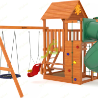 Детская площадка IgraGrad Панда Фани Tower с трубой