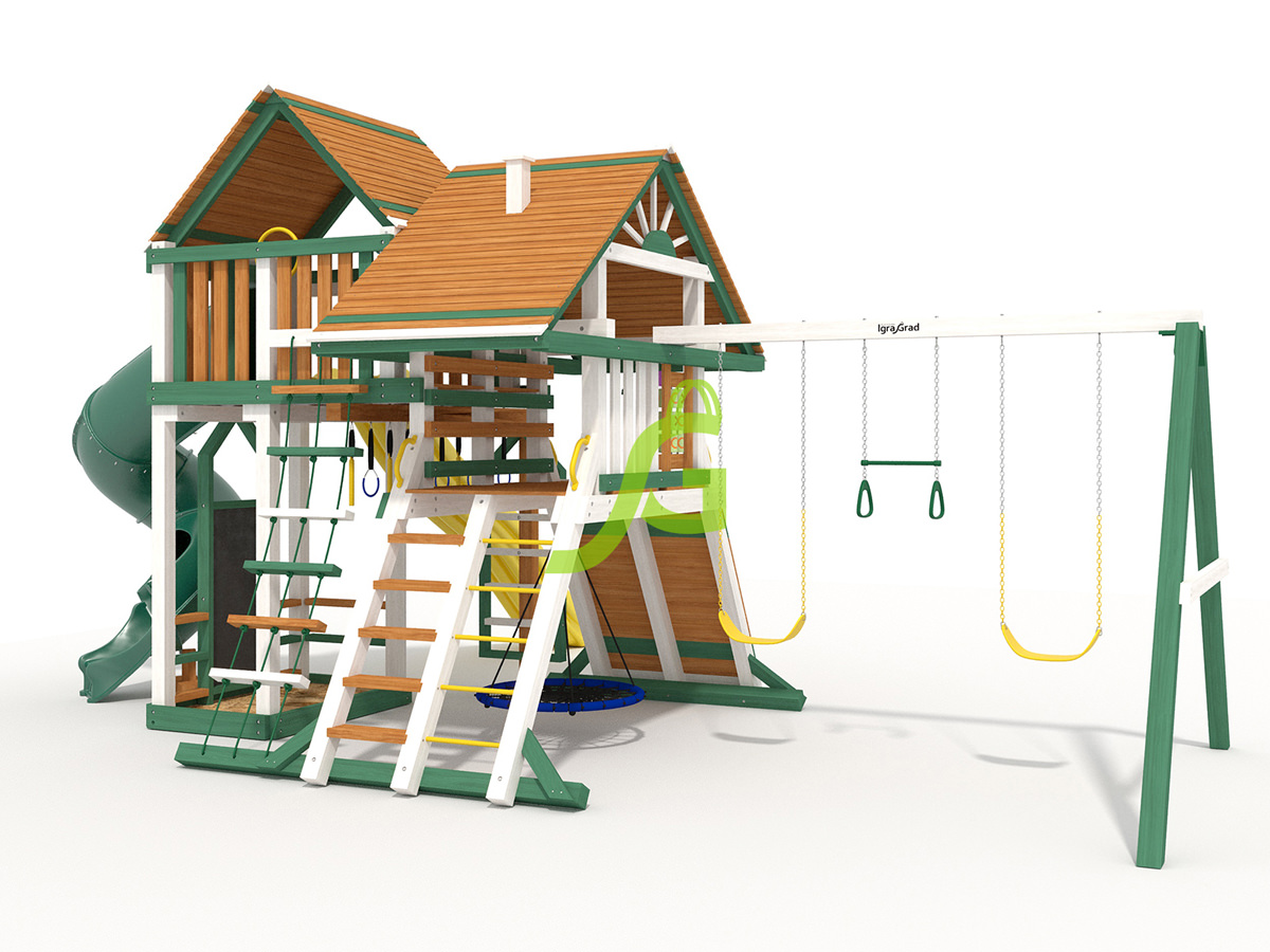 Детская площадка IgraGrad Крепость Фани Deluxe 3 мод.1 Детская площадка IgraGrad Крепость Фани Deluxe 3 мод.1