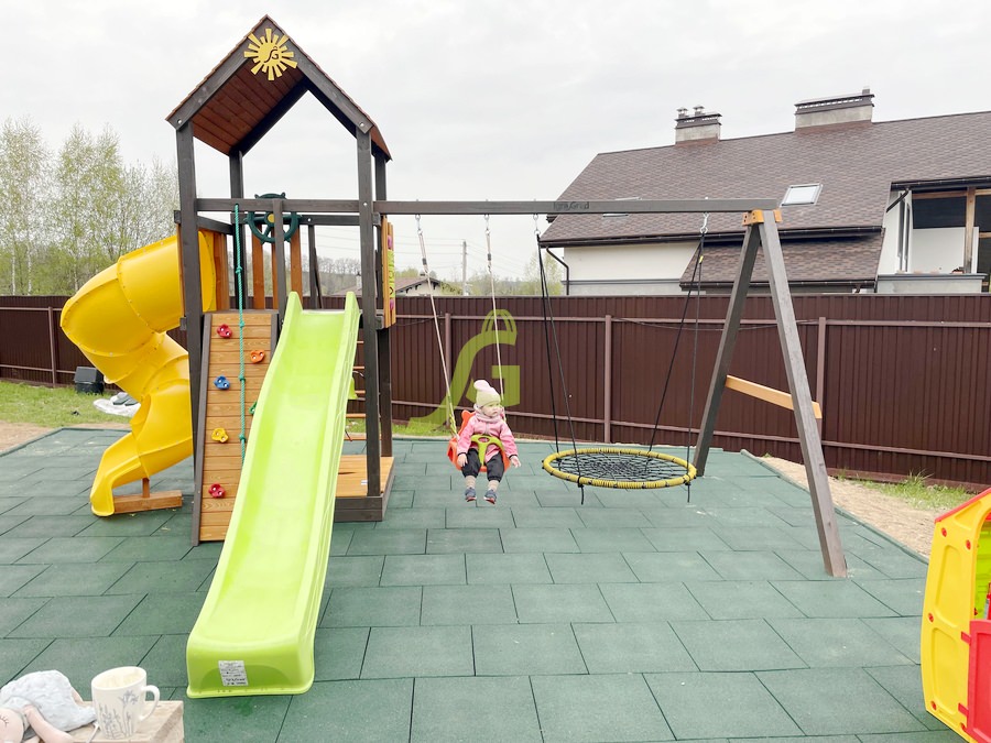 Детская площадка IgraGrad Панда Фани с винтовой трубой Детская площадка IgraGrad Панда Фани с винтовой трубой