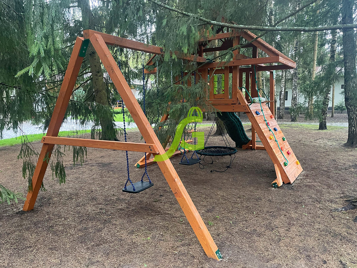 Детская площадка IgraGrad Крепость Фани с рукоходом (Дерево) Детская площадка IgraGrad Крепость Фани с рукоходом (Дерево)