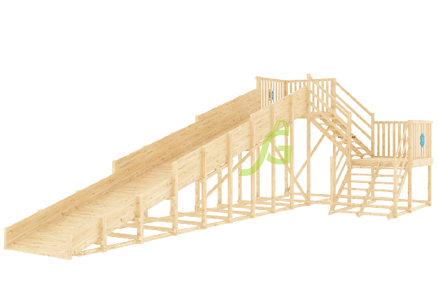 Зимняя горка “IgraGrad Snow Fox”, скат 10 м (мод. 2) без окраски Зимняя горка “IgraGrad Snow Fox”, скат 10 м (мод. 2) без окраски