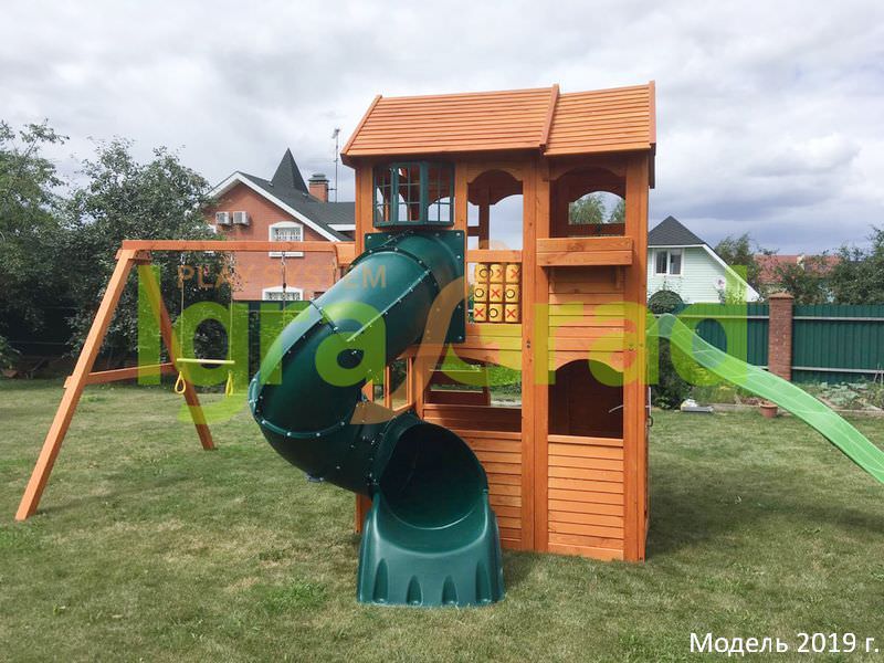 Детская площадка IgraGrad Клубный домик 2 с трубой Детская площадка IgraGrad Клубный домик 2 с трубой