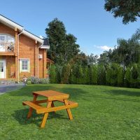 Песочница для детей IgraGrad с крышей (мод.1)