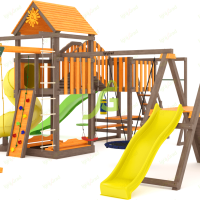 Детская песочница IgraGrad с крышей (мод.2)