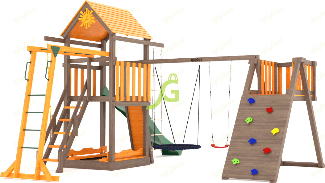 Детская площадка IgraGrad Панда Фани Gride мод.2 Детская площадка IgraGrad Панда Фани Gride мод.2