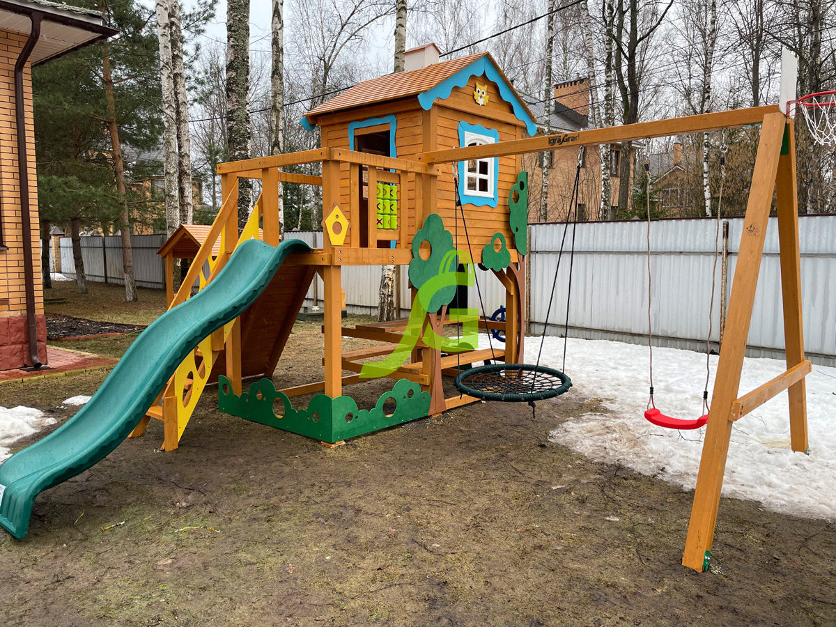 Детская площадка IgraGrad Домик 2 Совёнок Детская площадка IgraGrad Домик 2 Совёнок