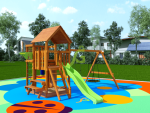 Детская площадка IgraGrad Крафт Pro 3 (скат 2,2)