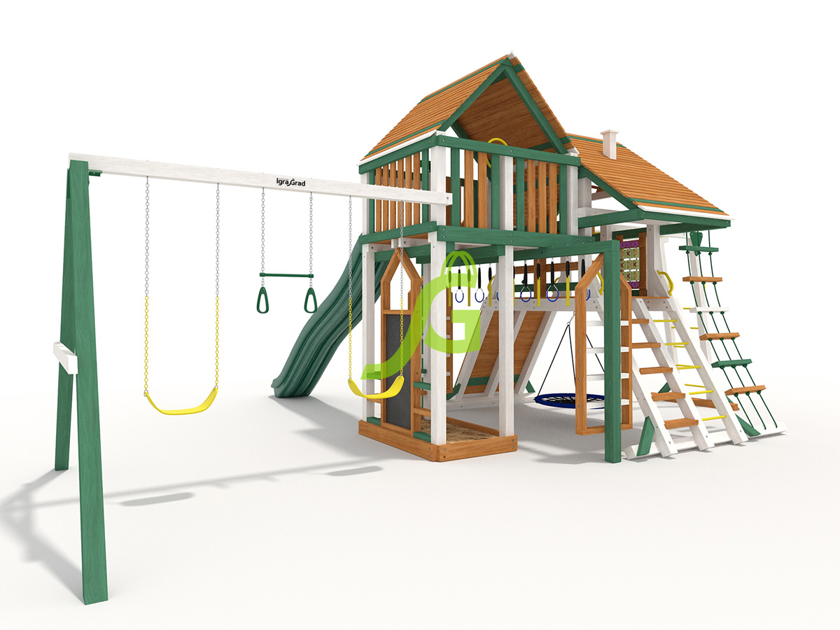 Детская площадка IgraGrad Крепость Фани Deluxe + мод.1 Детская площадка IgraGrad Крепость Фани Deluxe + мод.1