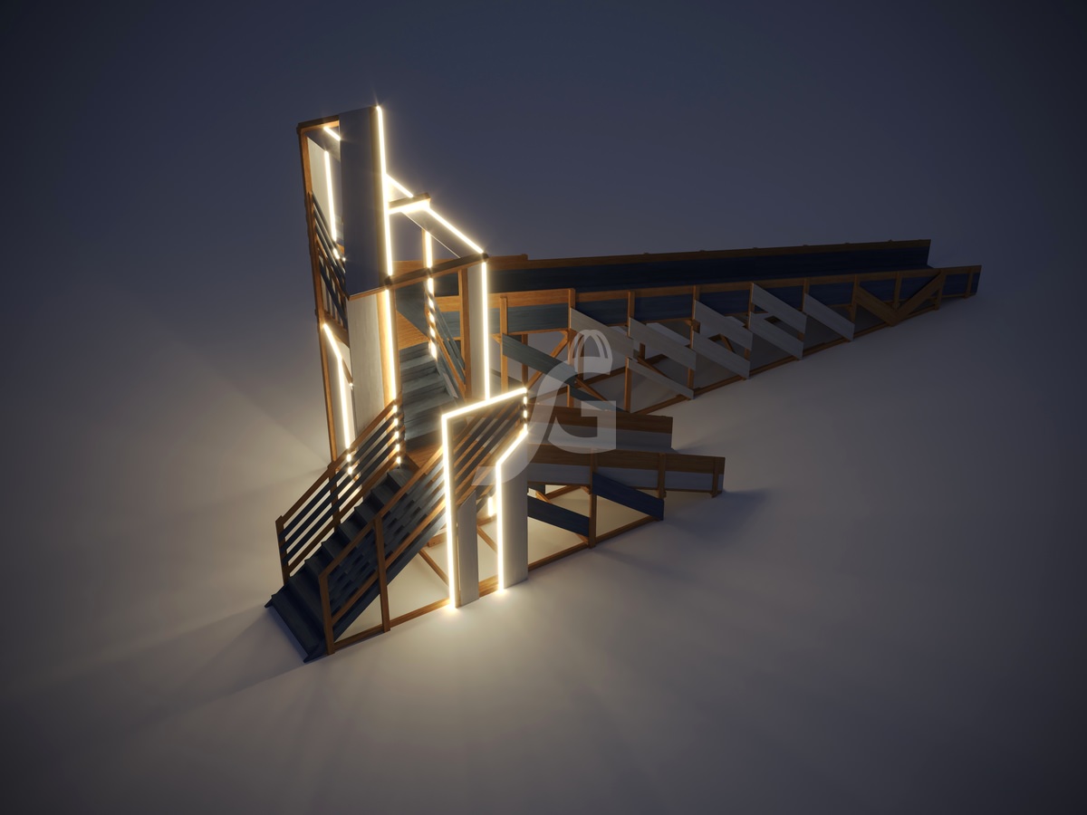 Зимняя деревянная горка “IgraGrad Snow Fox 12 м” с двумя скатами мод.3 Зимняя деревянная горка “IgraGrad Snow Fox 12 м” с двумя скатами мод.3