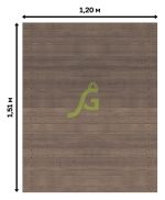 Детская деревянная песочница IgraGrad с крышкой и крышей