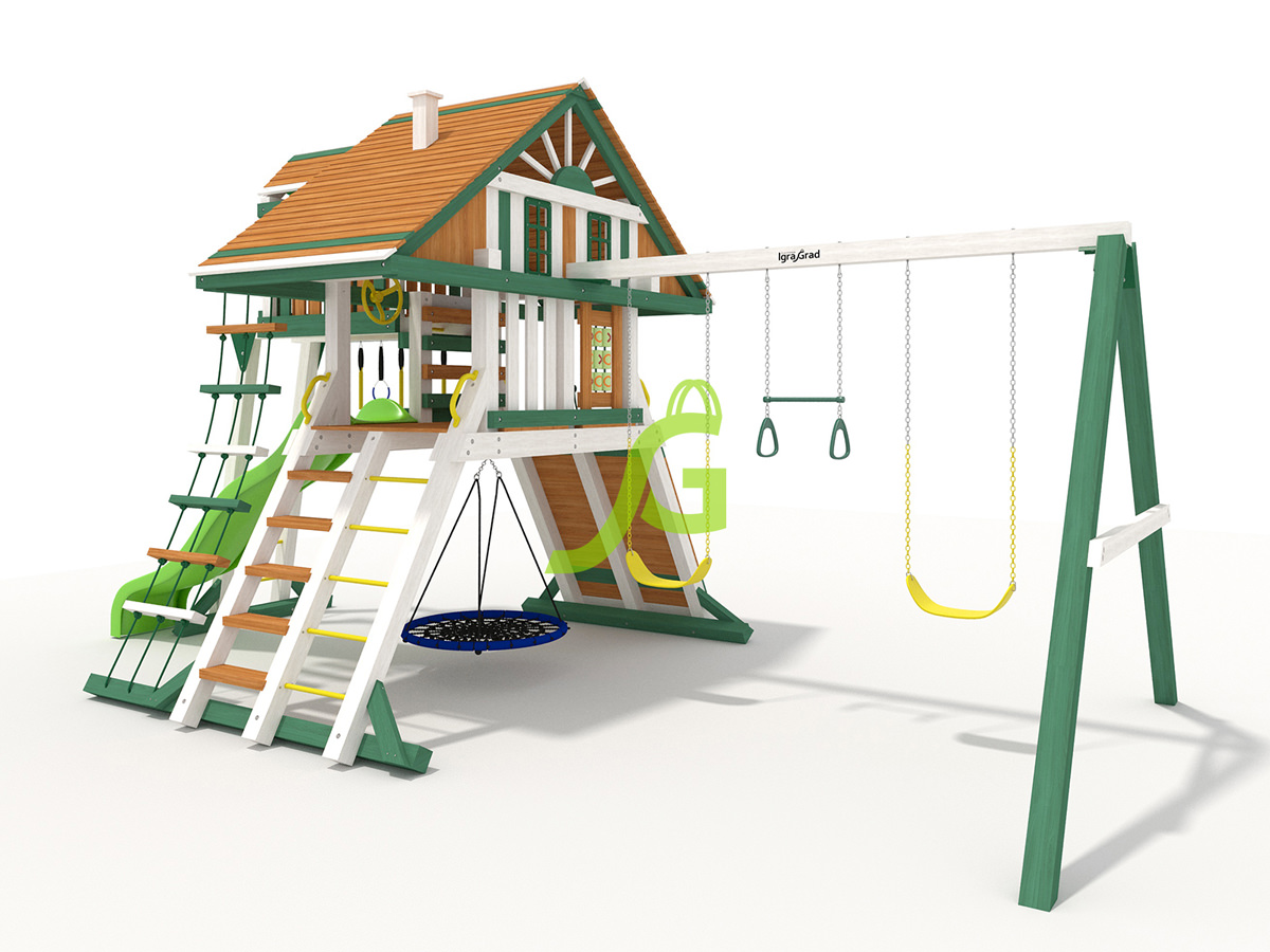 Детская площадка IgraGrad Крепость Фани Deluxe мод.1 Детская площадка IgraGrad Крепость Фани Deluxe мод.1