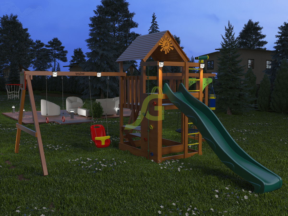 Детская площадка IgraGrad Крафт Pro 4 Детская площадка IgraGrad Крафт Pro 4