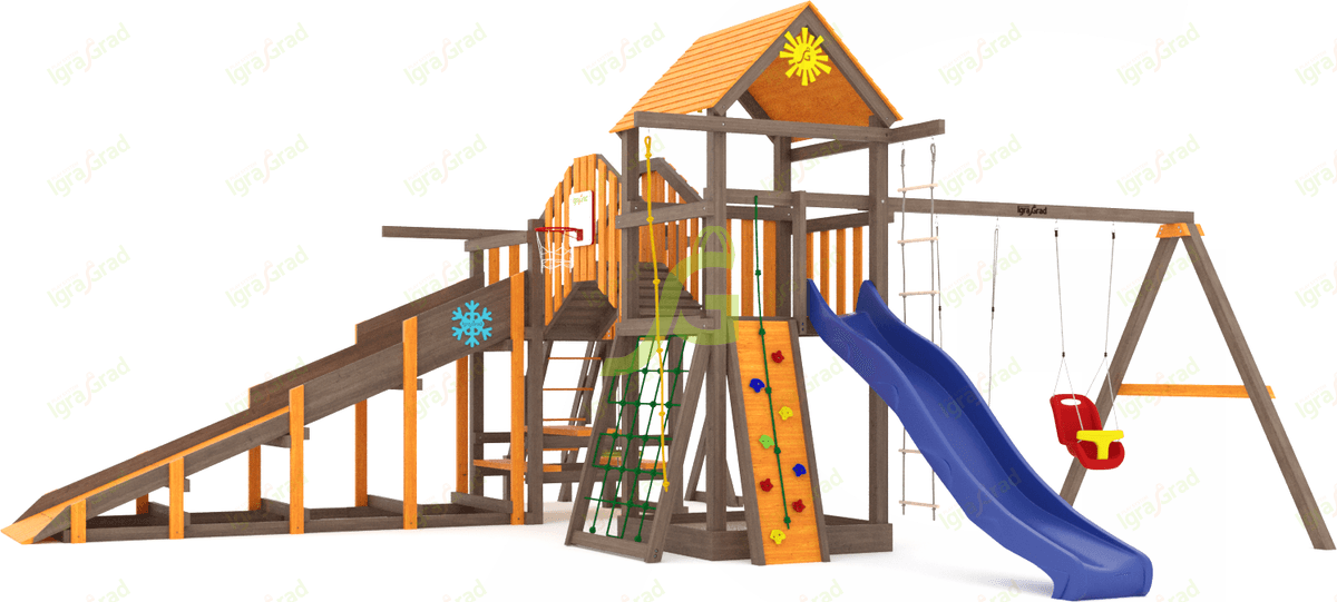 Всесезонная площадка IgraGrad С Мостик 1 SF2 Всесезонная площадка IgraGrad С Мостик 1 SF2