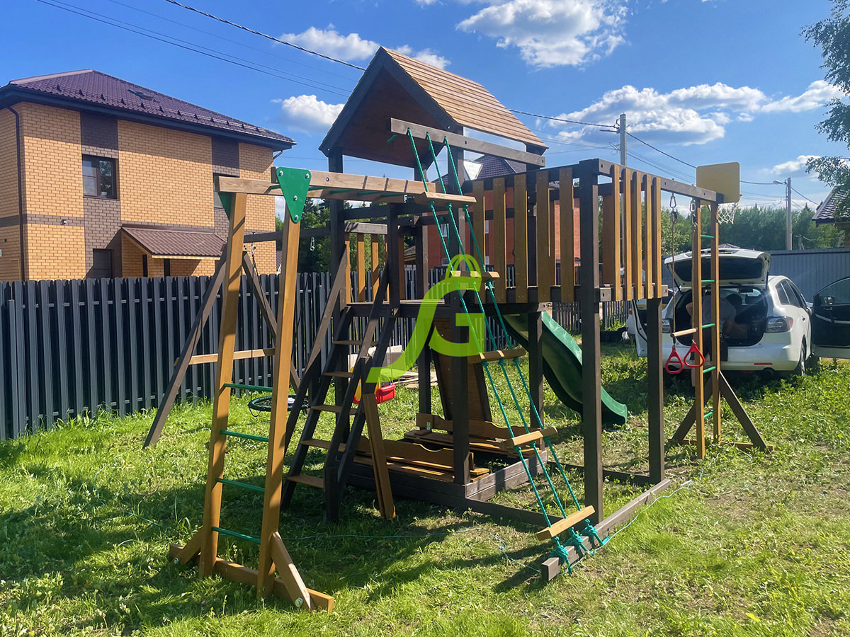 Детская площадка IgraGrad Панда Фани с балконом мод.2 Детская площадка IgraGrad Панда Фани с балконом мод.2