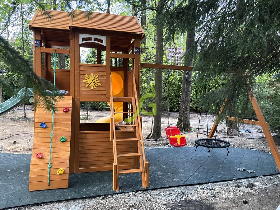 Детская площадка IgraGrad Клубный домик 2 с трубой Детская площадка IgraGrad Клубный домик 2 с трубой
