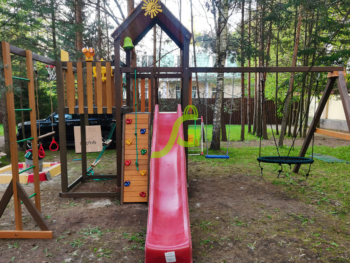 Детская площадка IgraGrad Панда Фани с балконом мод.1 Детская площадка IgraGrad Панда Фани с балконом мод.1