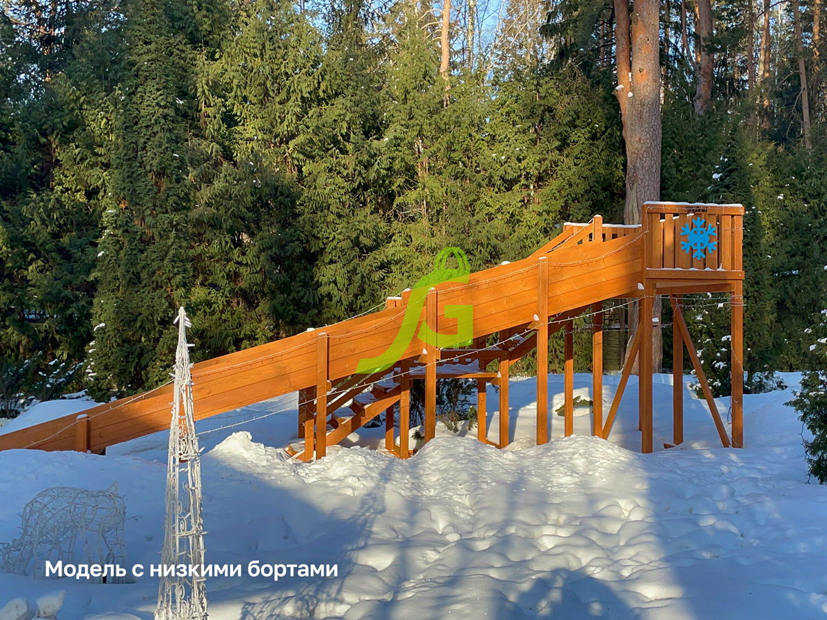 Зимняя горка “IgraGrad Snow Fox”, скат 8 м Зимняя горка “IgraGrad Snow Fox”, скат 8 м