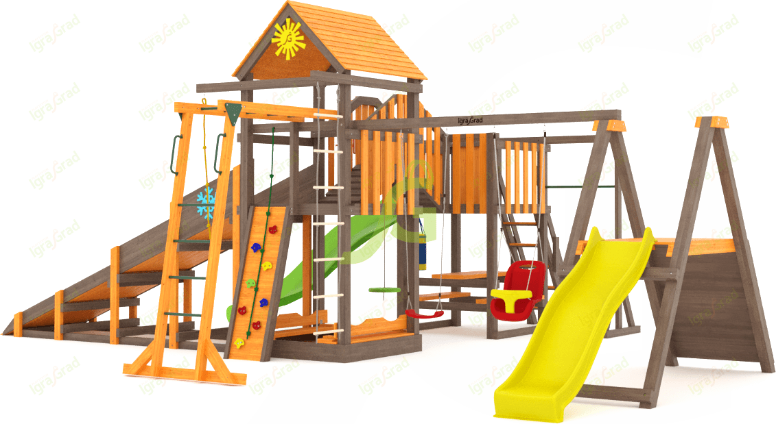 Всесезонная площадка IgraGrad С Мостик 2 SF2 Всесезонная площадка IgraGrad С Мостик 2 SF2