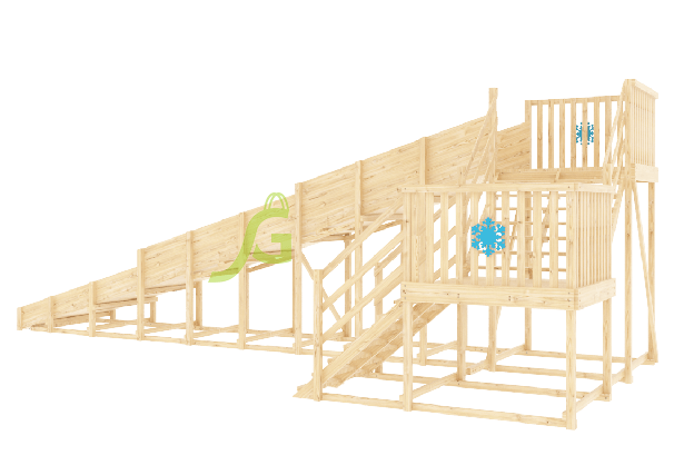 Зимняя горка “IgraGrad Snow Fox”, скат 10 м (мод. 2) без окраски Зимняя горка “IgraGrad Snow Fox”, скат 10 м (мод. 2) без окраски