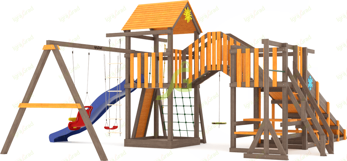 Всесезонная площадка IgraGrad С Мостик 1 SF2 Всесезонная площадка IgraGrad С Мостик 1 SF2