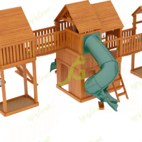 Детская площадка IgraGrad Клубный домик 2 с WorkOut