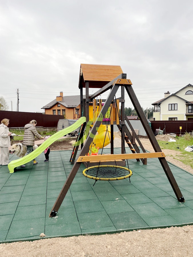 Детская площадка IgraGrad Панда Фани с винтовой трубой Детская площадка IgraGrad Панда Фани с винтовой трубой